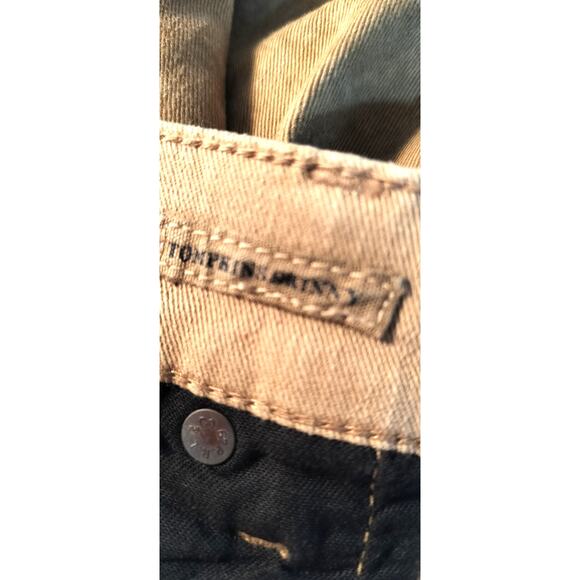 4211 )Polo Ralph Lauren Tan Tompkins Western Lace Up Skinny Jeans Size 30 - Picture 10 of 12